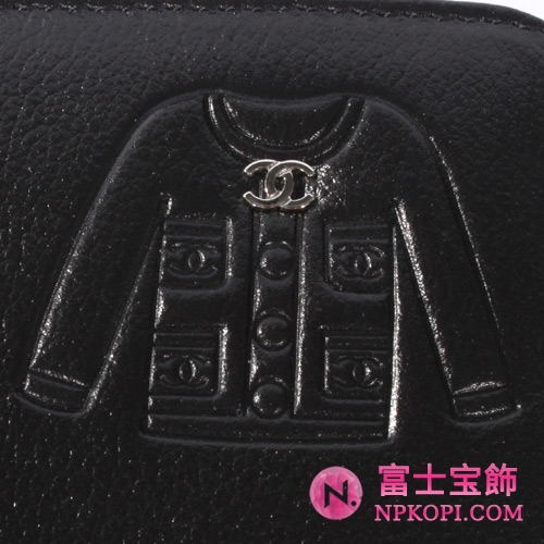 シャネル ジャケット 長財布 ブラック A50130